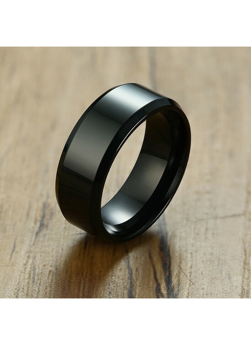 Shiny Black Women's Men's Steel Ring cd74sy - pzsku/Z1FAF93DB324285B89C12Z/45/_/1725793345/30a1d57a-5c5e-4145-9105-0b0d98560af2