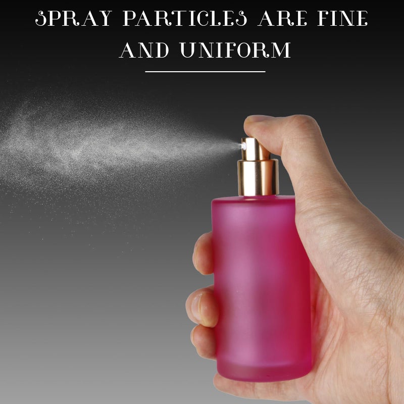 Gsteng 2pcs 50ml Glass Spray Bottle for Perfume,Refillable Travel Perfume Atomizer Bottles,Pink Portable Cologne Atomizer Empty Bottle.(Pink*2) - Image 5