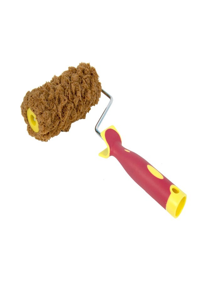 Hanroy Sponge Paint Roller Small 5" for Texture Painting Decorators Brush Tool, Fast and Easy Pattern Art Sponge Roller for Home Wall(RM458K) - Image 5
