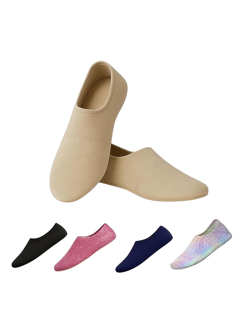 سليبستوب أحذية مائية للشاطئ مانعة للانزلاق للكبار بحماية من الشمس  + سريعة الجفاف بلون سادة - Image 1