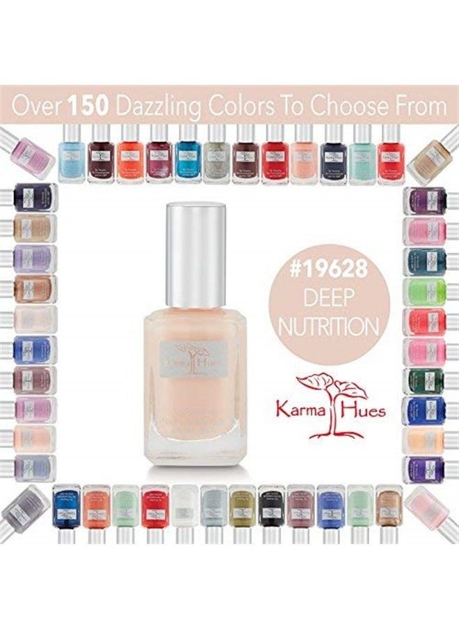 karma organic - Karma Organic deep Nutrition Nail Strengthener for Thin Nails and Growth, Nail Ridge Filler Base Coat Polish, Nail Hardener Polish for Damaged Nails - Non-Toxic, Vegan, and Cruelty-Free (0.43 FL oz) - Image 1