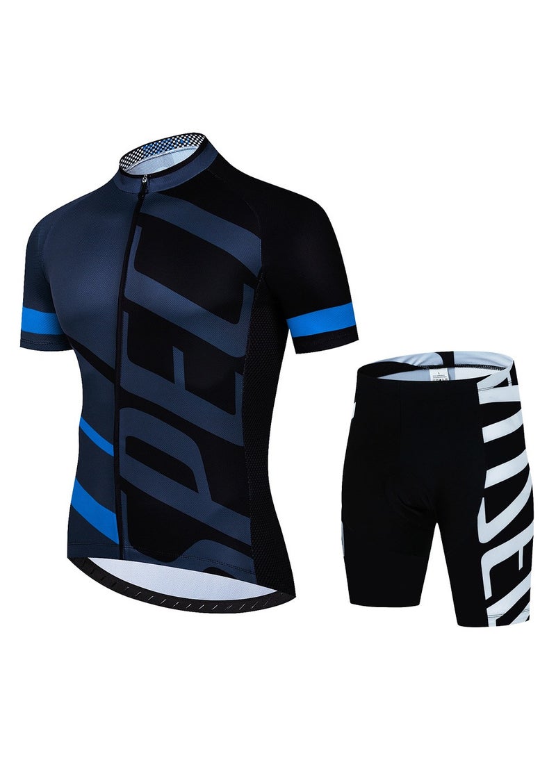 KUYING Summer Short Sleeved Cycling Suit Set - Image 1