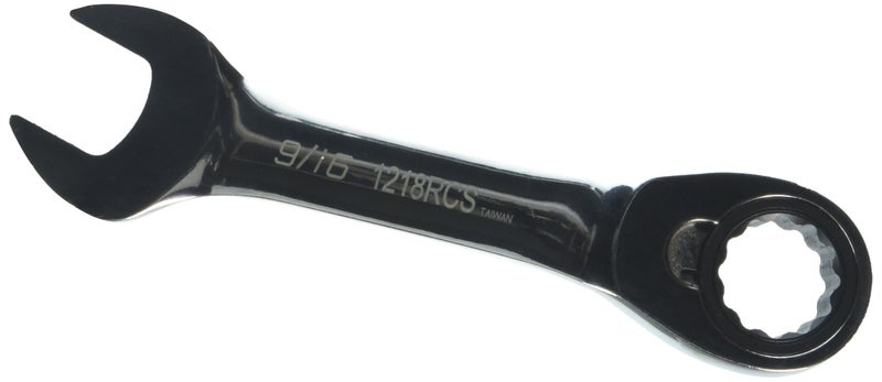Williams 1218RCS 916Inch Stubby Reversible Ratcheting Combination Wrench 12 Point
