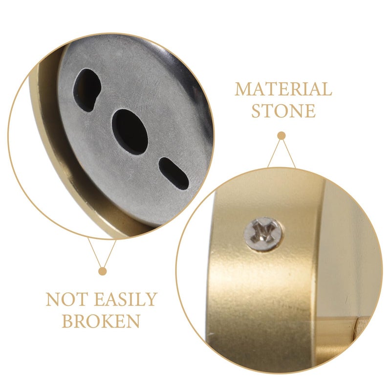 Brass Bowknot Wall Hooks No Drill Adhesive for Towel Coat Bathroom Entryway Storage - Image 4