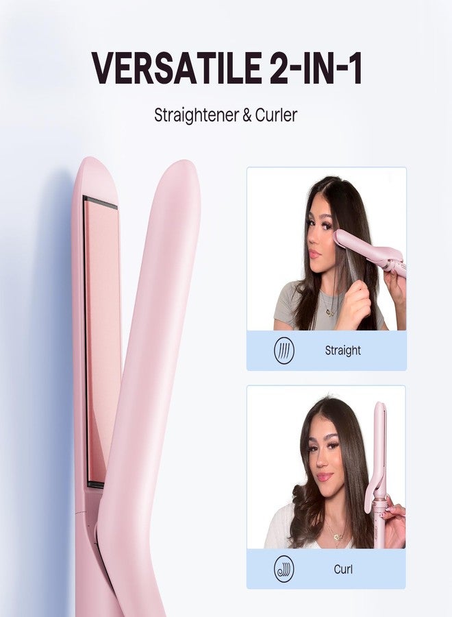 Wavytalk 3 in 1 Curling Wand Set with Heated Round Brush,Versatile Styling - Image 4