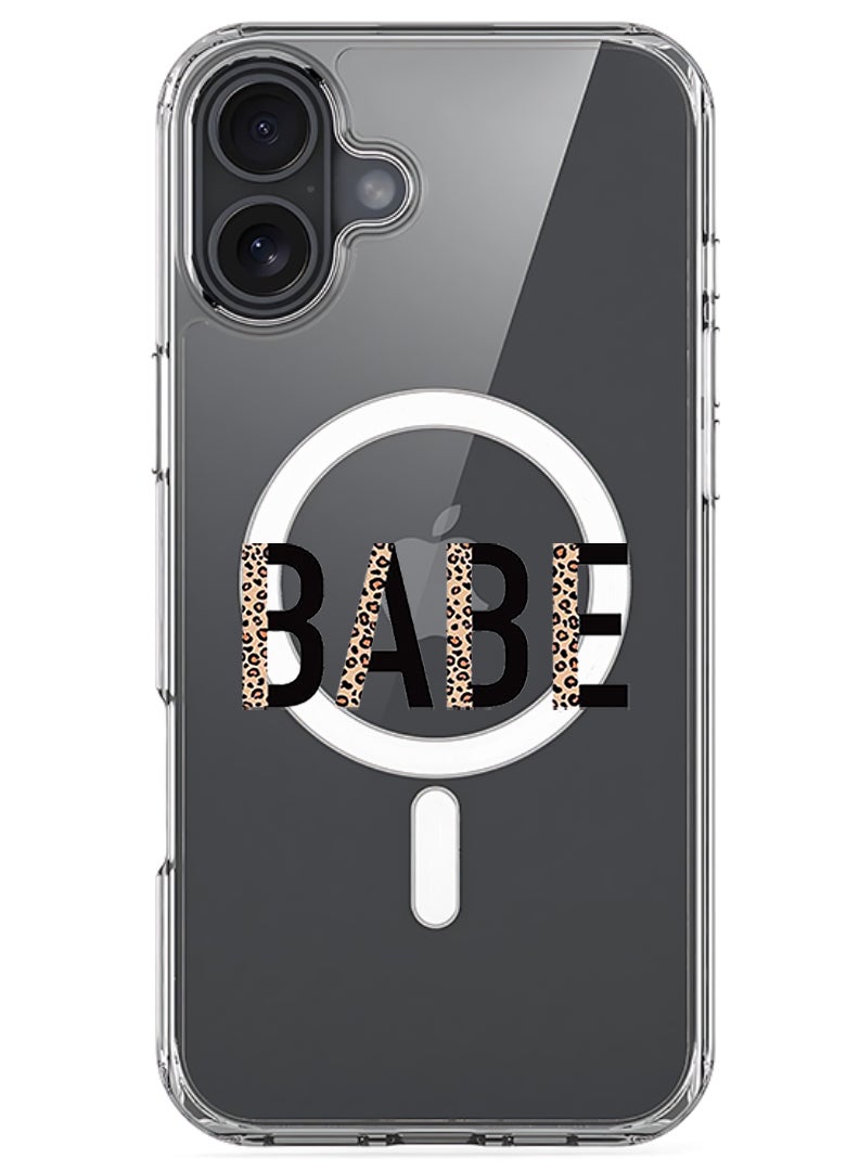 Theodor Magnetic Case for Apple iPhone 17 Compatible with MagSafe Wireless Charging, Shockproof Phone Bumper Cover - Babe - Image 1