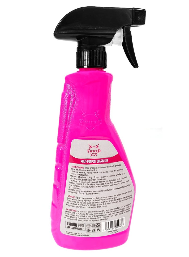 Sword Pro Multi-Purpose Degreaser 500ml - Powerful Cleaner for Home, Kitchen, and Vehicles sw-0089 - Image 2