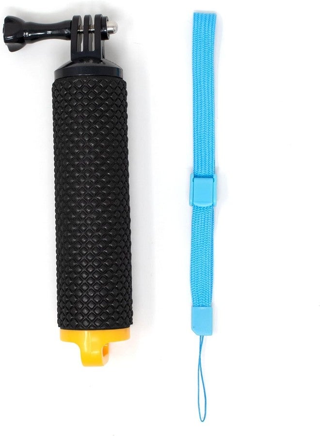 Action Pro Waterproof Floating Hand Grip Bobber with Wrist Strap & Screw Compatible with GoPro Hero 13/12/11/10/9/8/7/6/5/4, DJI Osmo Action, Insta360 X3, SJCAM & Other Action Cameras (Yellow) - Image 1