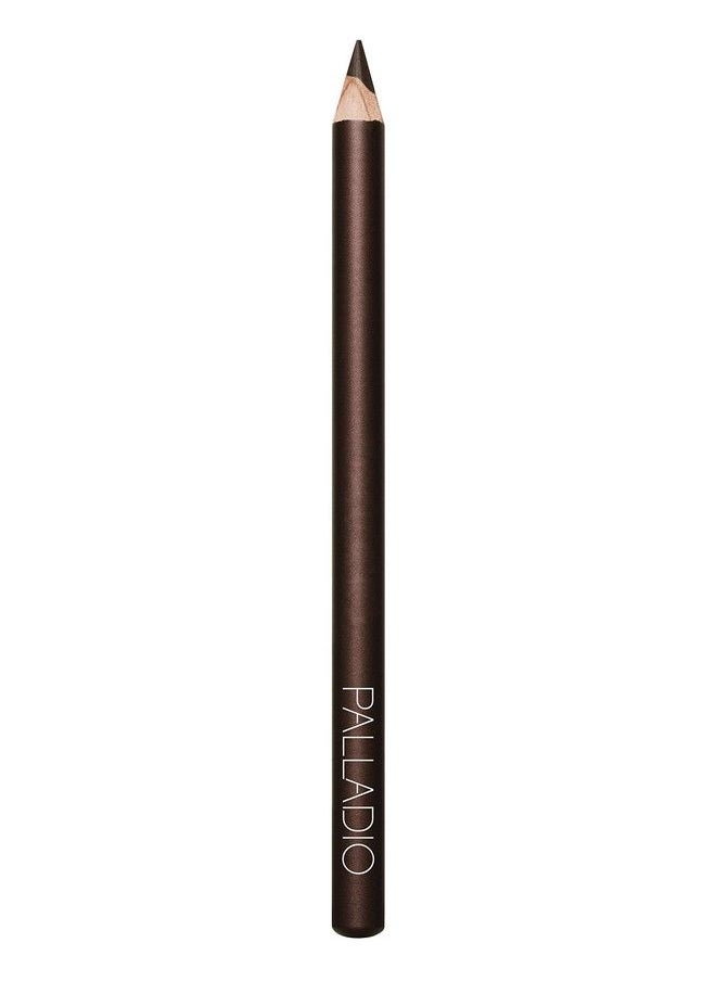 PALLADIO - Wooden Eyeliner Pencil Thin Pencil Shape Easy Application Firm yet Smooth Formula Perfectly Outlined Eyes Contour and Line Long Lasting Rich Pigment Dark Brown - Image 1