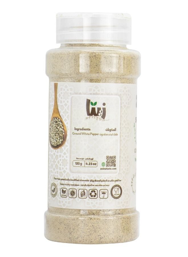 زينة فلفل أبيض مطحون 120جم - Image 3