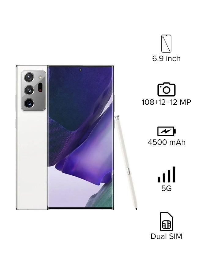 W&O 5G Note20 Ultra Dual SIM Mystic White 12+256 - Image 1