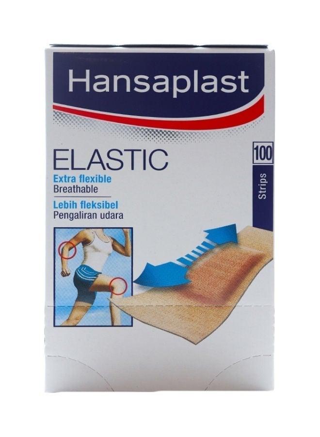 Hansaplast Elastic Strips - 100 Count 