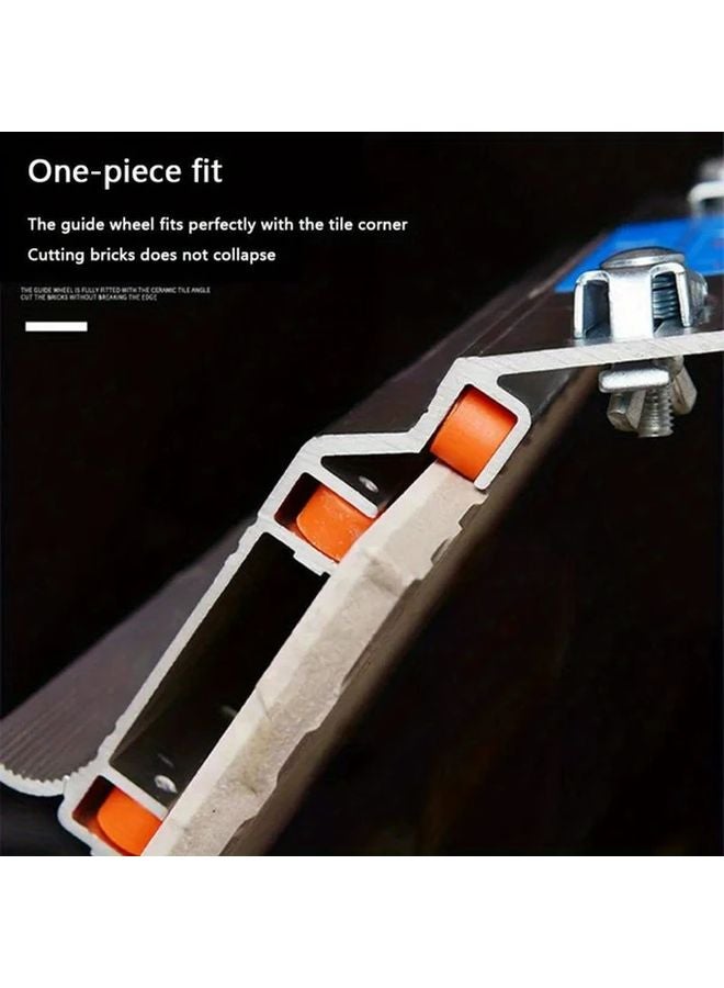 45 Degree Angle Tile Cutter Support Bracket Aluminum Alloy Precision Chamfer Gauge Tool - Image 5