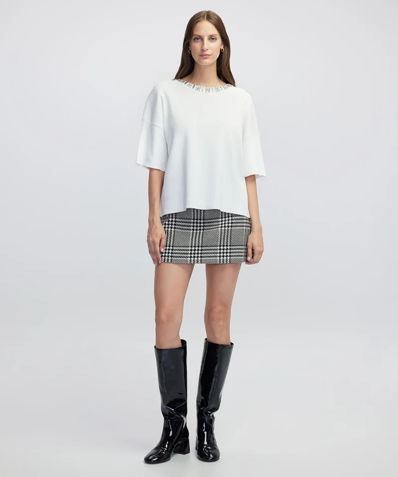 Ipekyol Embellished Knit T-shirt