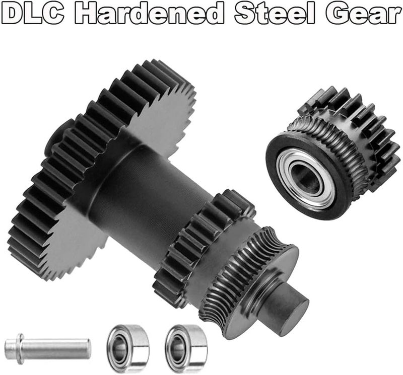 مجموعة ترس بثق من الفولاد المقوى المغلف بطبقة DLC، مجموعة دفع مزدوجة لطابعة Kobra 2 ثلاثية الأبعاد، صلادة 62-65 HRC، تمنع الغبار - Image 5