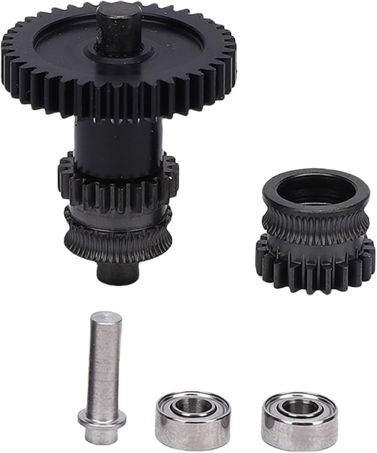 مجموعة ترس بثق من الفولاد المقوى المغلف بطبقة DLC، مجموعة دفع مزدوجة لطابعة Kobra 2 ثلاثية الأبعاد، صلادة 62-65 HRC، تمنع الغبار - Image 1