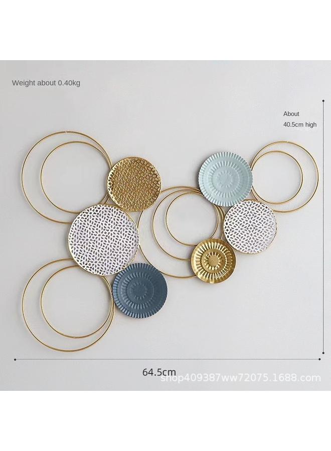 Bluejw Creative Ornaments Nordic Light Luxury Bedside Bedroom Wall Pendant Sofa Background Wall Pendant Wrought Iron Wall Decoration Wholesale - Image 3