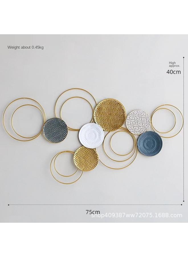 Bluejw Creative Ornaments Nordic Light Luxury Bedside Bedroom Wall Pendant Sofa Background Wall Pendant Wrought Iron Wall Decoration Wholesale - Image 2