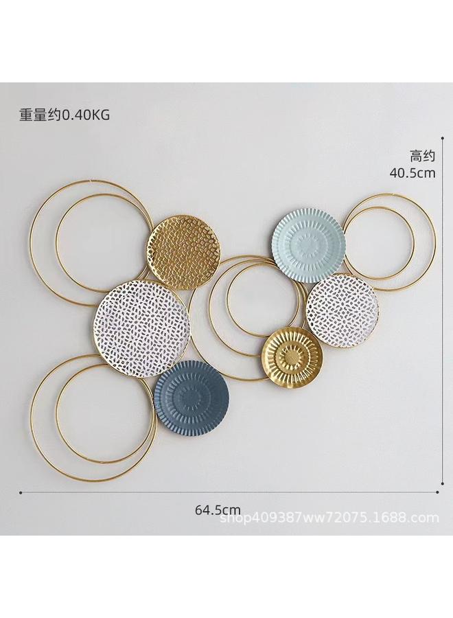 Bluejw Creative Ornaments Nordic Light Luxury Bedside Bedroom Wall Pendant Sofa Background Wall Pendant Wrought Iron Wall Decoration Wholesale - Image 1