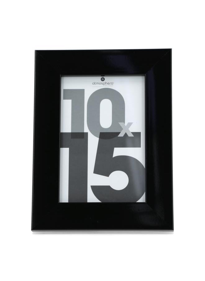 atmosphera Lise Elegant and Simple Design Dynamic Photo Frame Black 10 x 15cm  - Image 1