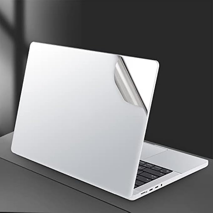 rayihni 4 IN 1 ULTRA THIN 3M VINYL FULL SIZE LAPTOP SKIN PALM REST STICKER FOR 2016+ MACBOOK PRO 13 INCH WITH FUNCTION KEYS (WITHOUT TOUCH BAR) (MODEL: A1708)-SILVER - Image 3
