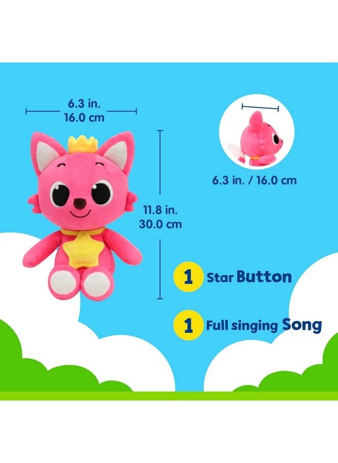 Pinkfong - Singing Plush Toy 11" Toys ; Stuffed Animal Soft Toys ; Interactive Musical Baby Toys For Toddlers 1 3 ; Gifts For Boys & Girls - Image 1