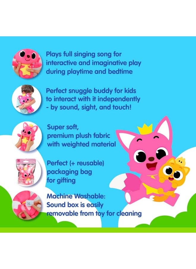 Pinkfong - Singing Plush Toy 11" Toys ; Stuffed Animal Soft Toys ; Interactive Musical Baby Toys For Toddlers 1 3 ; Gifts For Boys & Girls - Image 1