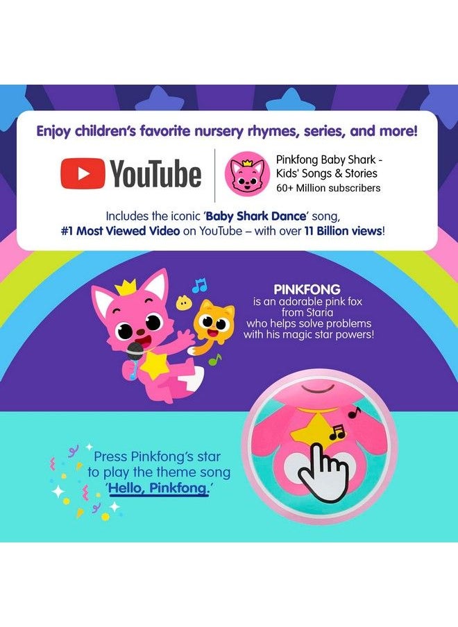 Pinkfong - Singing Plush Toy 11" Toys ; Stuffed Animal Soft Toys ; Interactive Musical Baby Toys For Toddlers 1 3 ; Gifts For Boys & Girls - Image 1