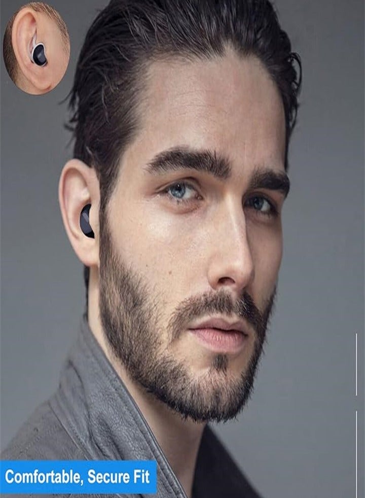 Generic Invisible Sleeping Earplugs, Wireless Small Bluetooth Sleeping Headphones, Comfortable and Soundproof, The World's Smallest Invisible Earplugs, Suitable for Side Sleepers Sleeping In-ear Wireless Earplugs, Work, Sleep, Music, Audiobooks  - Image 5