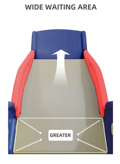 FULL JOY The Little Dinosaur Slide  With Basketball ,Red-Blue  - Image 3