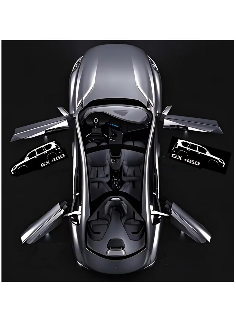 Vierex Fit Lexus GX460 Door Logo Light, Lexus GX 460 LED Projector Lamp, 2010-2024 Models, Plug And Play GX Accessories Super Bright No Fade Special Design Logo 2Pcs  - Image 2