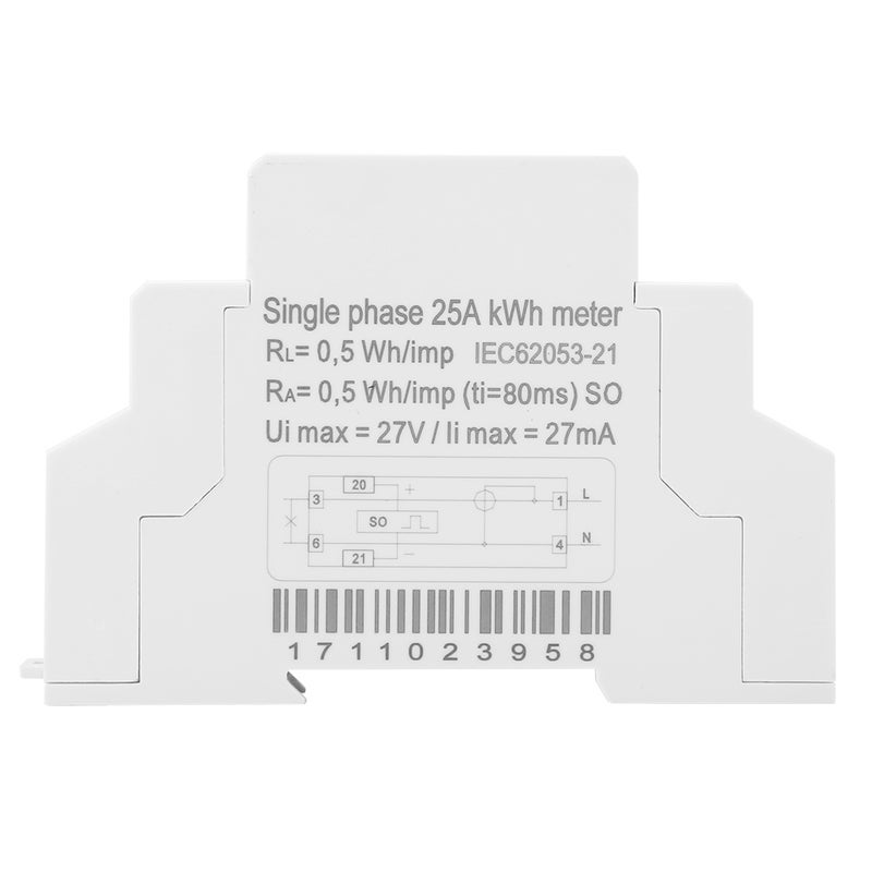 220V DDS5188 LCD Digital Din Rail Electric Meter 5-25A For Kilowatt Hour Kwh Meter - Image 4