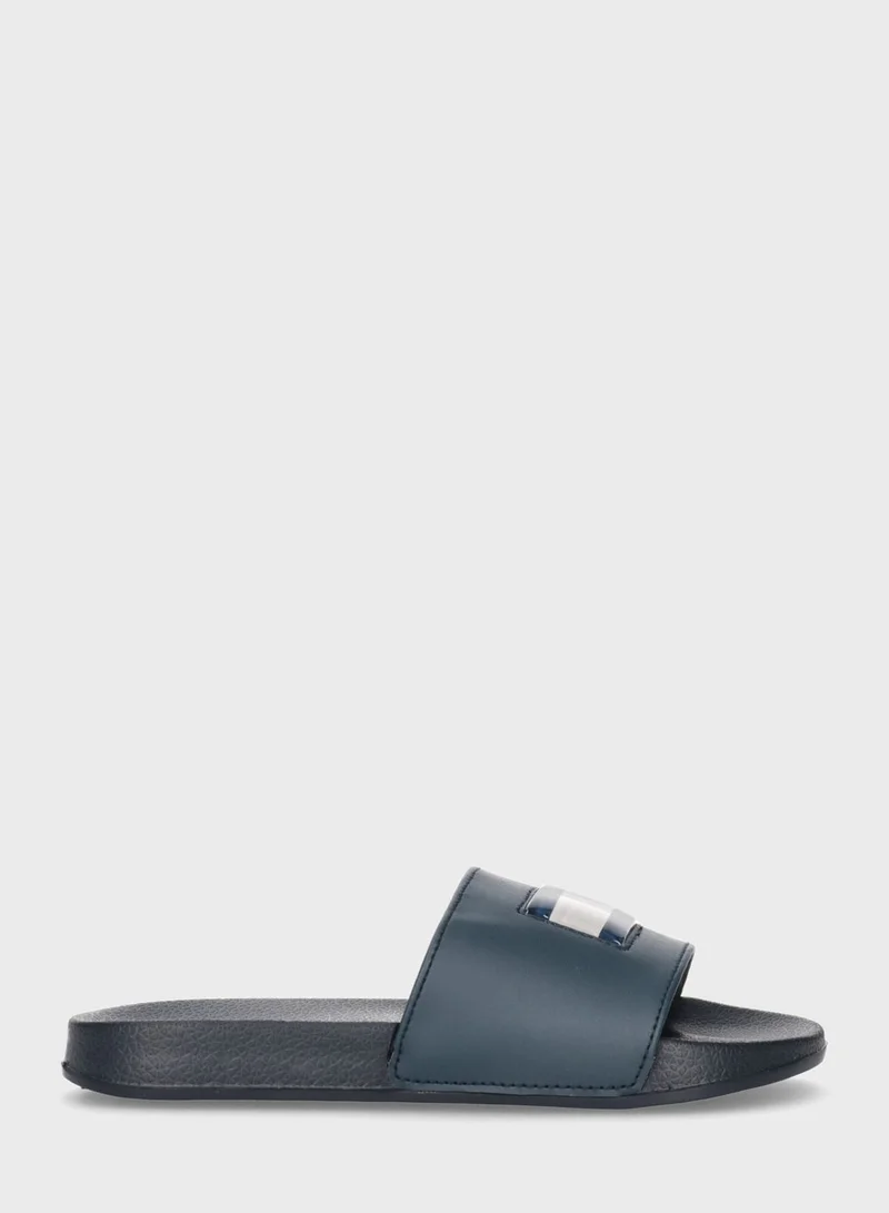 TOMMY HILFIGER Kids Flag Pool Slides