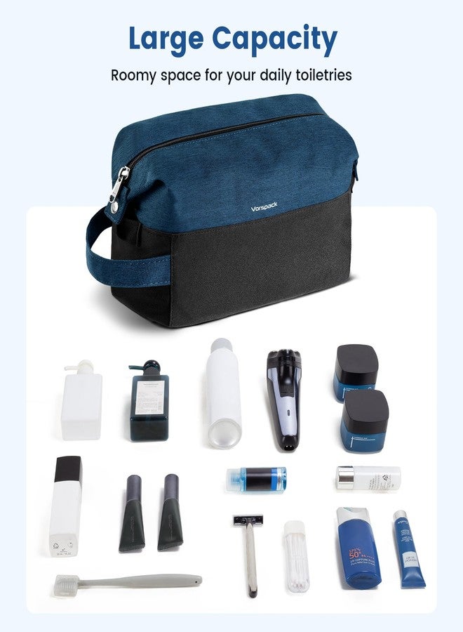 Vorspack Lightweight Travel Toiletry Bag - Water Resistant Travel Bag for Toiletries, Cosmetics, Accessories, Gifts for Men - Navy Blue - Image 3