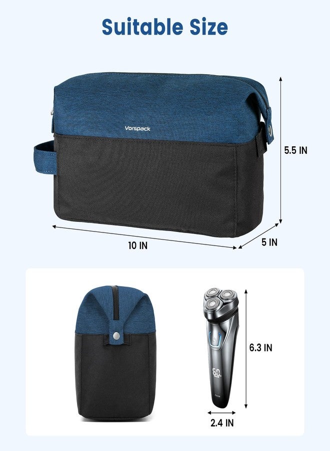 Vorspack Lightweight Travel Toiletry Bag - Water Resistant Travel Bag for Toiletries, Cosmetics, Accessories, Gifts for Men - Navy Blue - Image 2
