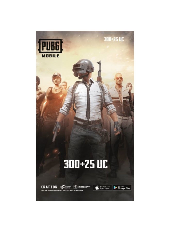 PUBG Mobile 325 UC $5 Gift Card (Digital)