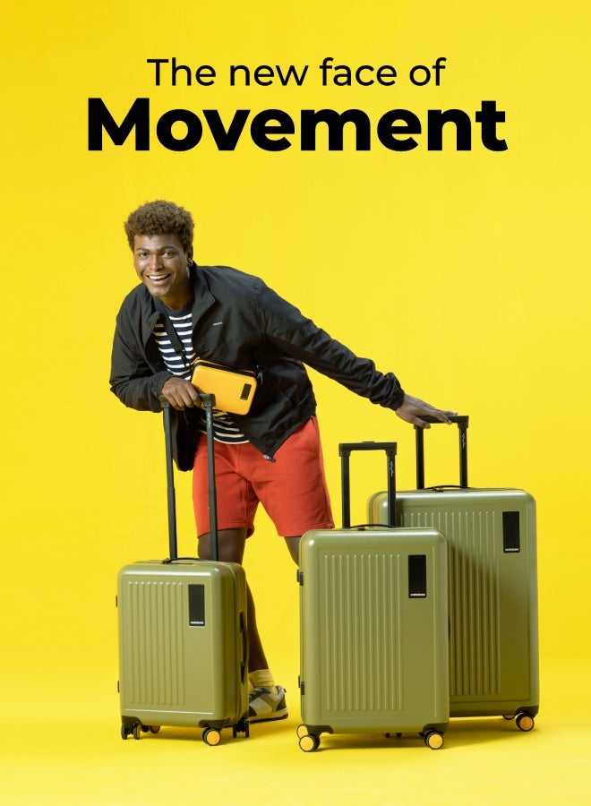 Mokobara The Transit Luggage Set Of 3 - Polycarbonate Material | So Matcha, Green - Image 2