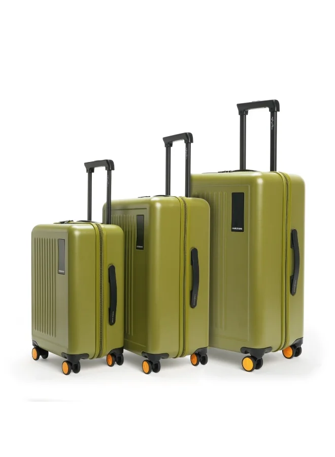 Mokobara The Transit Luggage Set Of 3 - Polycarbonate Material | So Matcha, Green