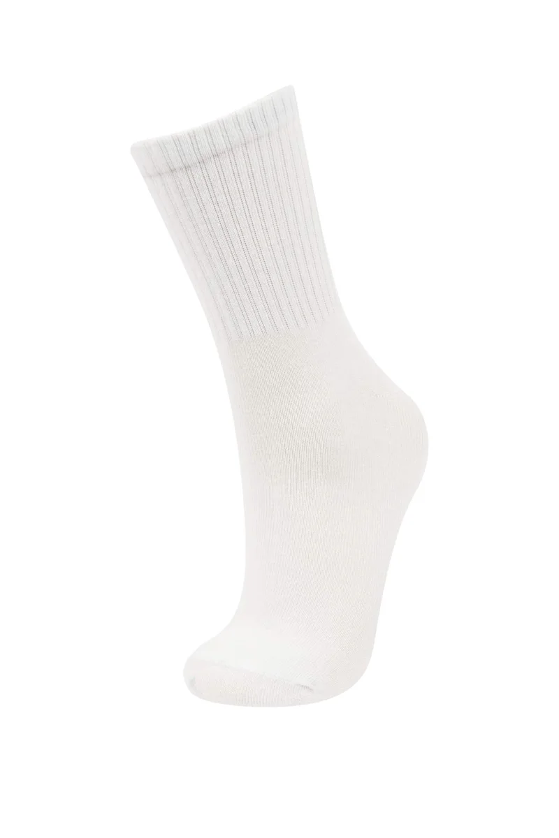 Defacto  Woman 5 Piece Cotton Long Socks for Women | Best Price UAE