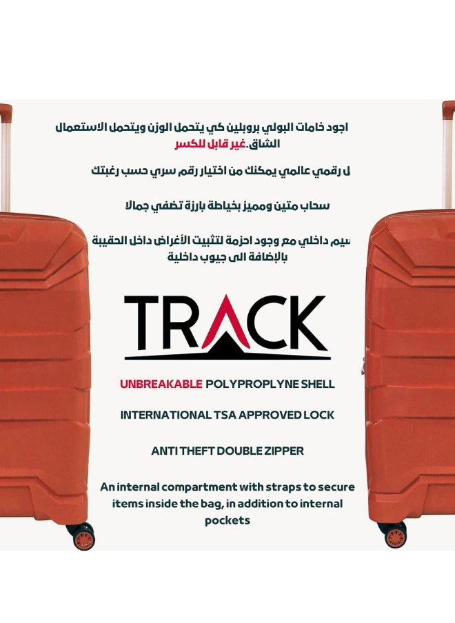 Track Unbreakable Luggage Set Of 4,Spinner wheels  - Image 2