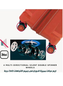 Track Unbreakable Luggage Set Of 4,Spinner wheels  - Image 5