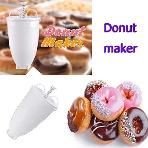 JIGVA Jigva Mini Donut Maker Batter Dispenser Manual Doughnut MachinePlastic Donut Maker Deep Fry Donut Mould Pack of 1Multicolor - Image 3