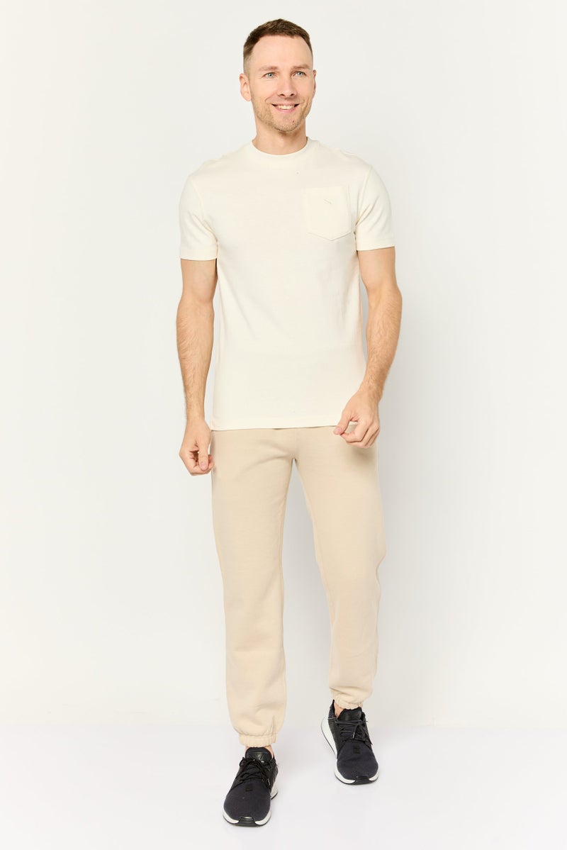 PUMA Men SportsWear Fit Short Sleeves Outdoor T-Shirt,Cream - Image 2