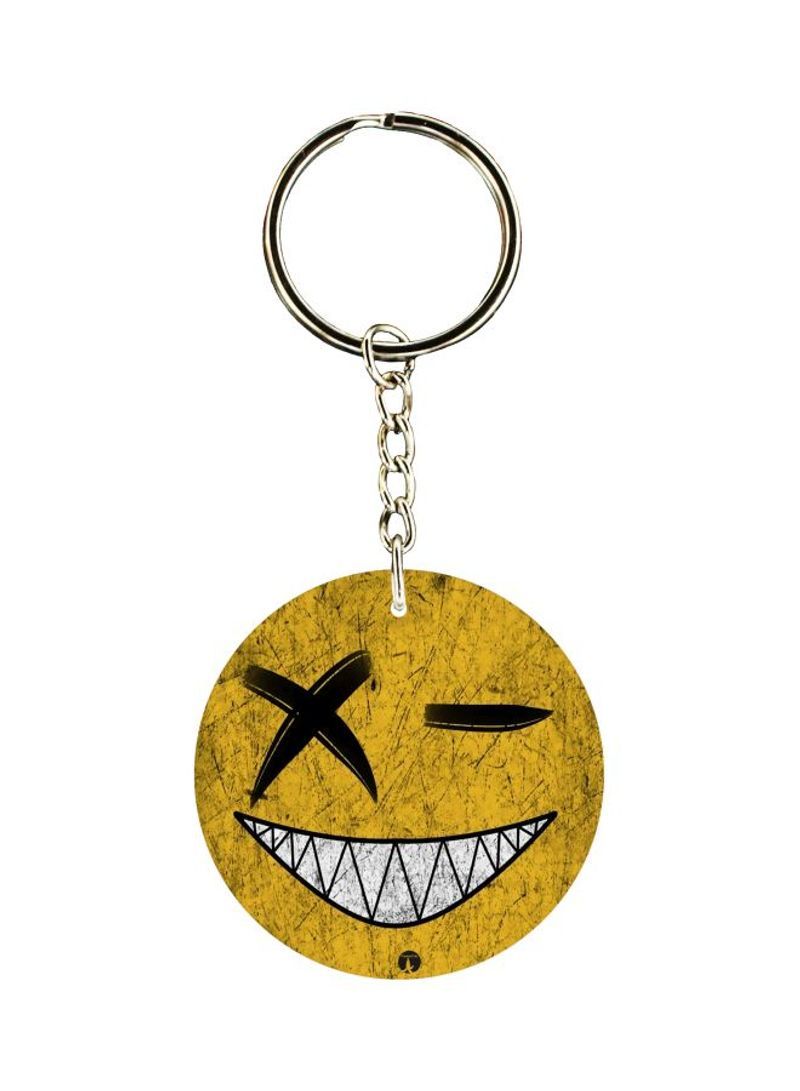 Emoji Printed Double Sided Keychain