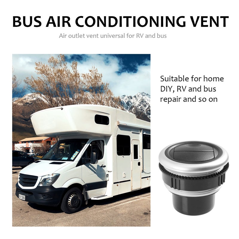 2pcs RV Air Conditioner Vent Outlet Round A/C Ventilation Outlet Air Vent - Image 4