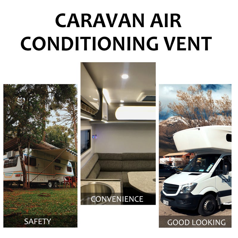 2pcs RV Air Conditioner Vent Outlet Round A/C Ventilation Outlet Air Vent - Image 3