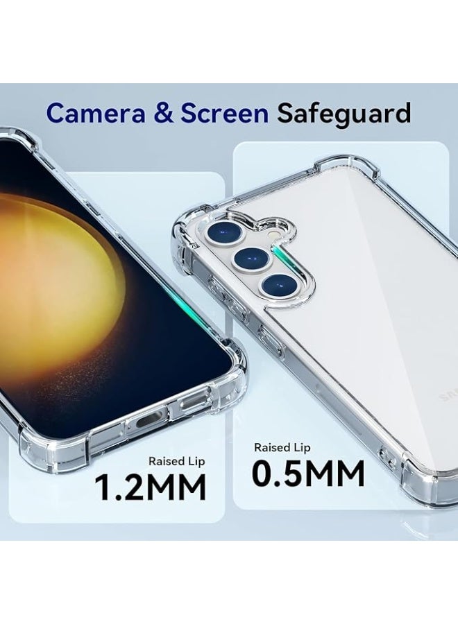 Transparent Clear Case for Samsung Galaxy S25 Plus – Shockproof Slim Cover with Anti-Yellow Protection, Soft TPU Bumper, Scratch Resistant - Image 5