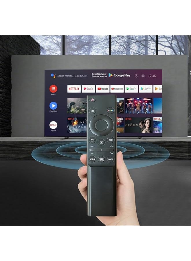 جهاز تحكم عن بعد عالمي متوافق مع تلفاز سامسونج الذكي LCD LED UHD QLED 4K HDR، مع أزرار نتفليكس برايم فيديو وWWW BN59 01358D