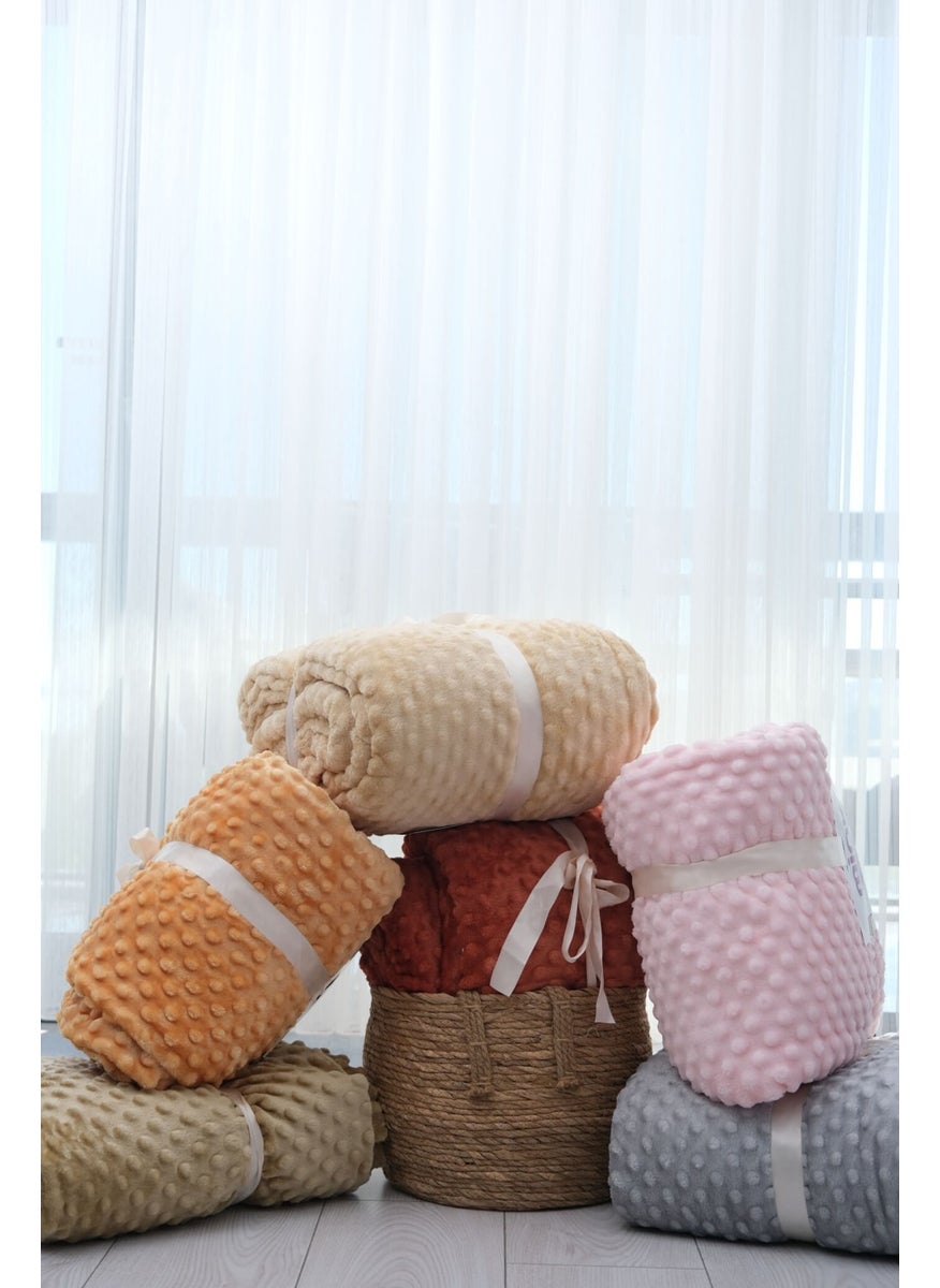Favora Mink Bud Double Blanket - Beige  - Image 2