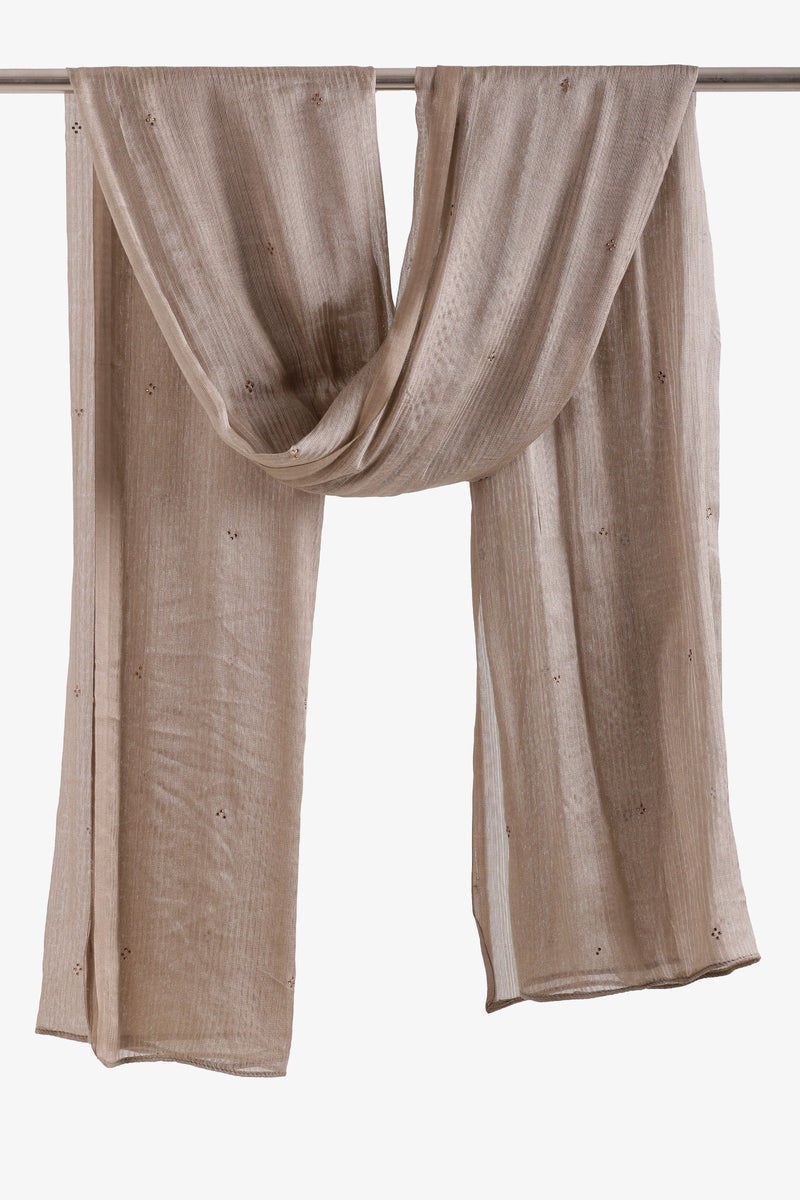 Carina Embroidered Clusters Scarf - Image 1